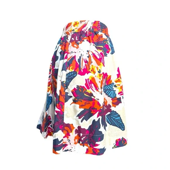 NWOT VINTAGE FOSSIL Full Pleated Floral Skirt - Picture 5 of 7